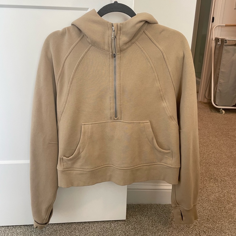 Lululemon quarter zip scuba